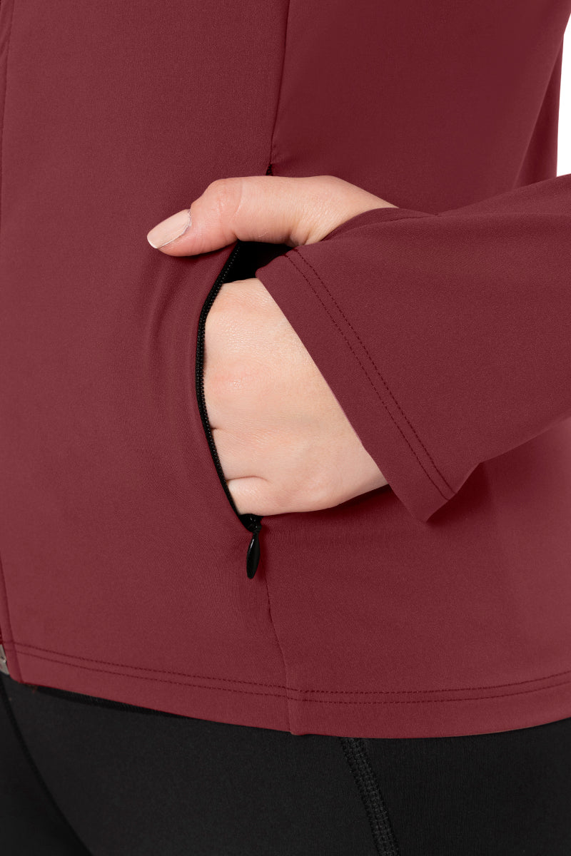 Energize Performance Full Sleeve Active Jacket - Chocolate Truffle