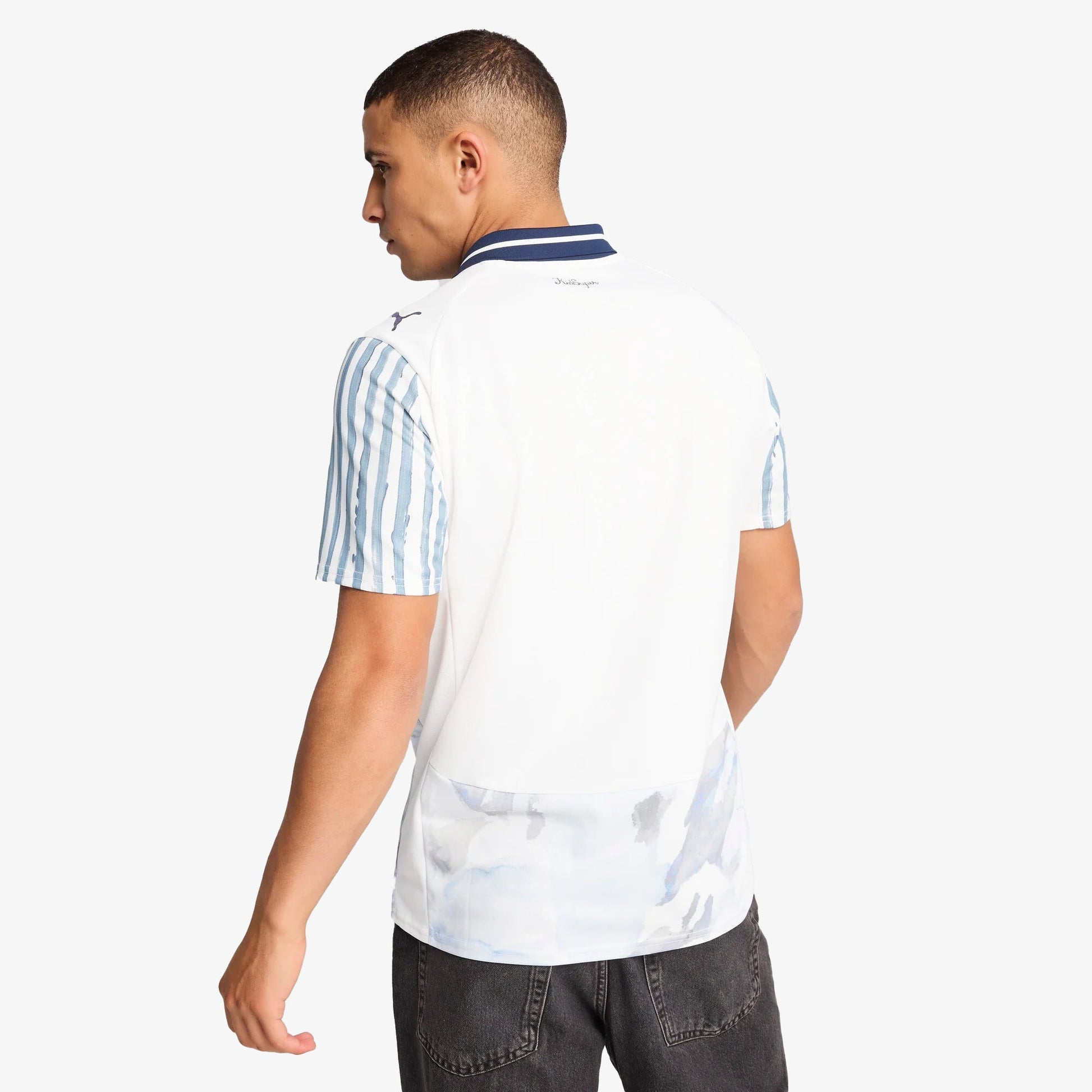 PUMA | KIDSUPER x CF MONTERREY JERSEY { PUMA WHITE-DEEP NAVY