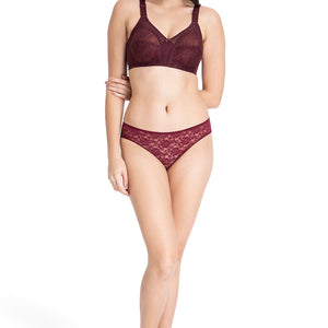 Magic Support Non Padded Non-Wired Full Coverage Bra - Crushed Violet