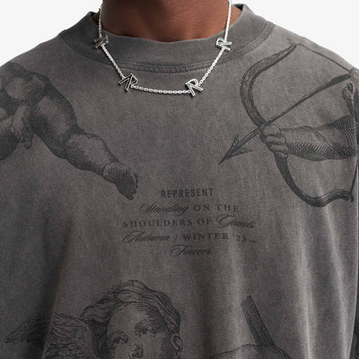 Represent | CHERUB ALL OVER T-SHIRT  { VINTAGE GREY