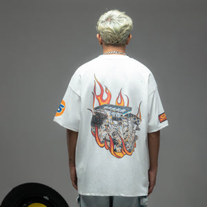 Superkicks | BUMPER STICKER TEE  { OFF WHITE