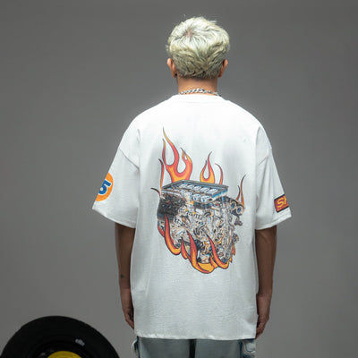 Superkicks | BUMPER STICKER TEE  { OFF WHITE