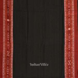 Red Pure Cotton Sambalpuri Dress Material & Dupatta