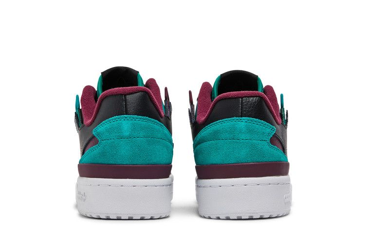 adidas Forum Exhibit Low Black Crimson Green