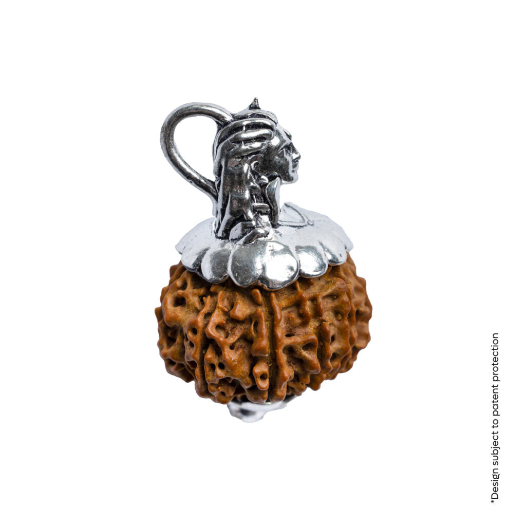 Adiyogi Pendant (11 Mukhi Nepali Rudraksha) With Chain