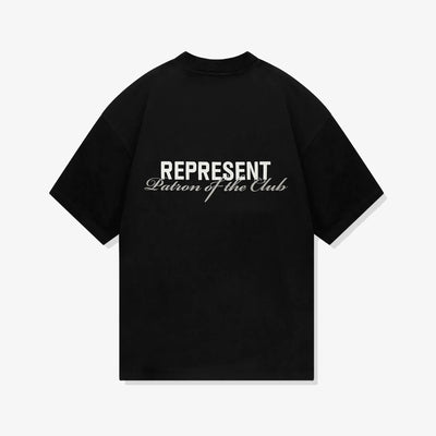 REPRESENT | PATRON OF THE CLUB T-SHIRT { BLACK