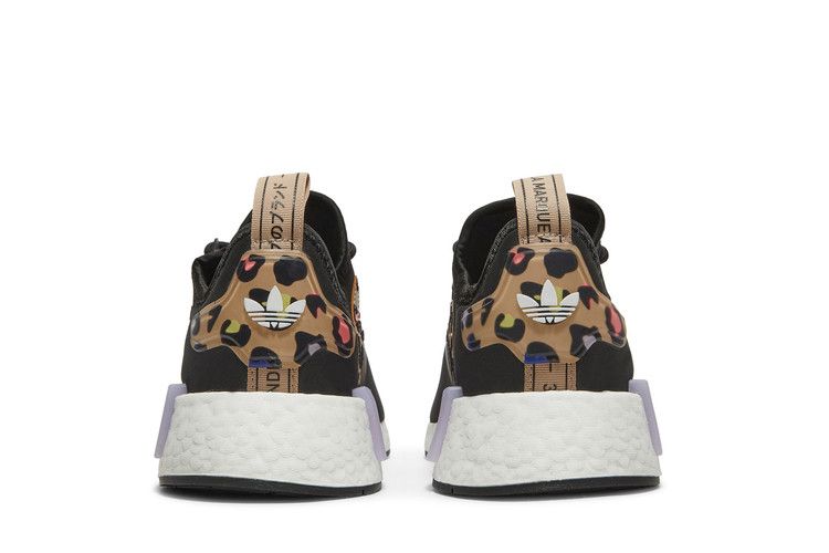 adidas NMD R1 Black Purple Leopard (Women's)