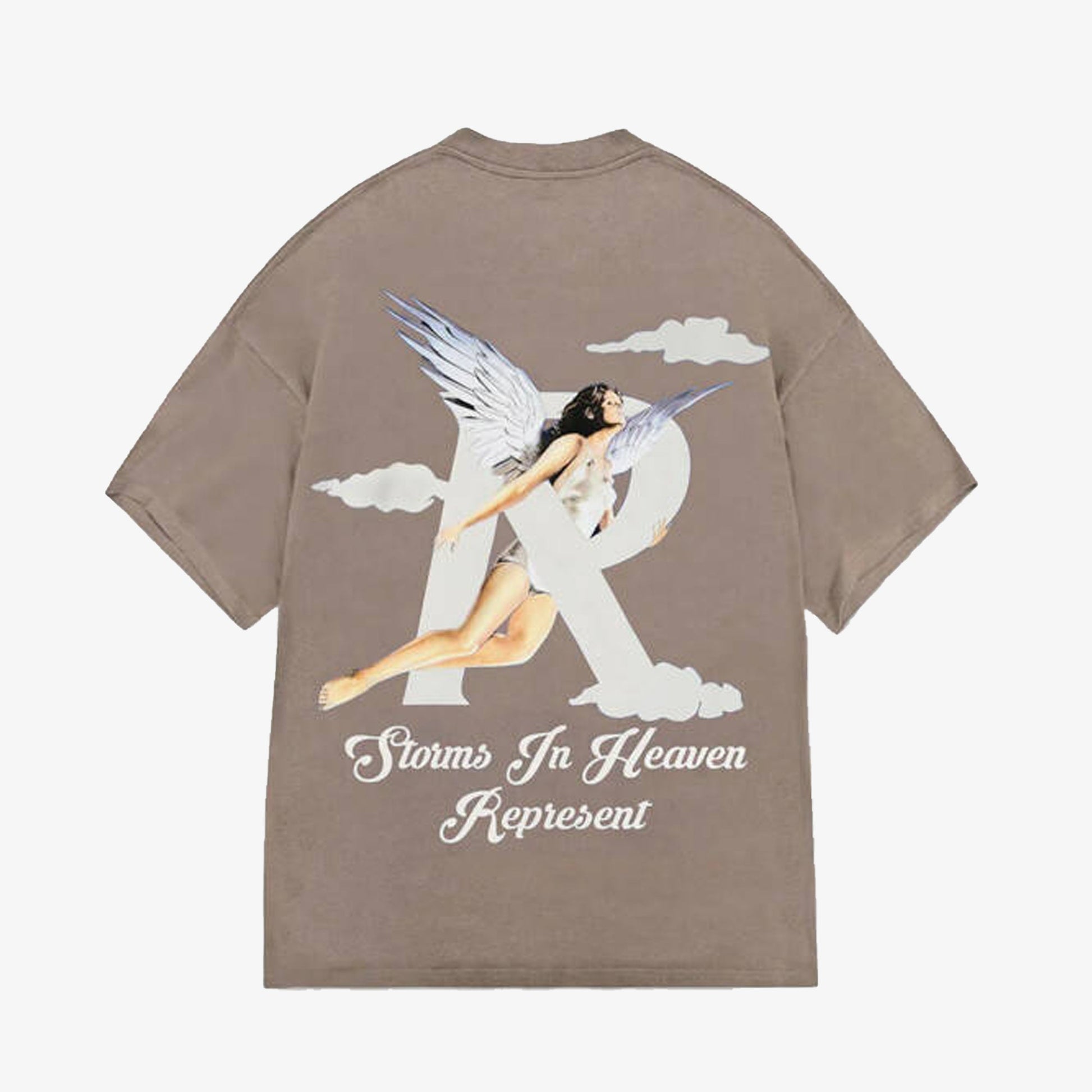 Represent | STORMS IN HEAVEN T-SHIRT  { MUSHROOM