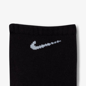 NIKE | EVERYDAY CUSHIONED TRAINING NO-SHOW SOCKS { BLACK/WHITE