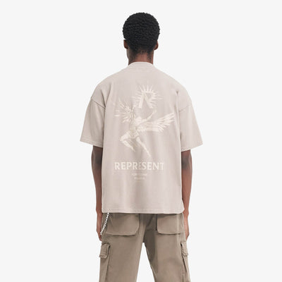 Represent | ICARUS T-SHIRT  { TAUPE