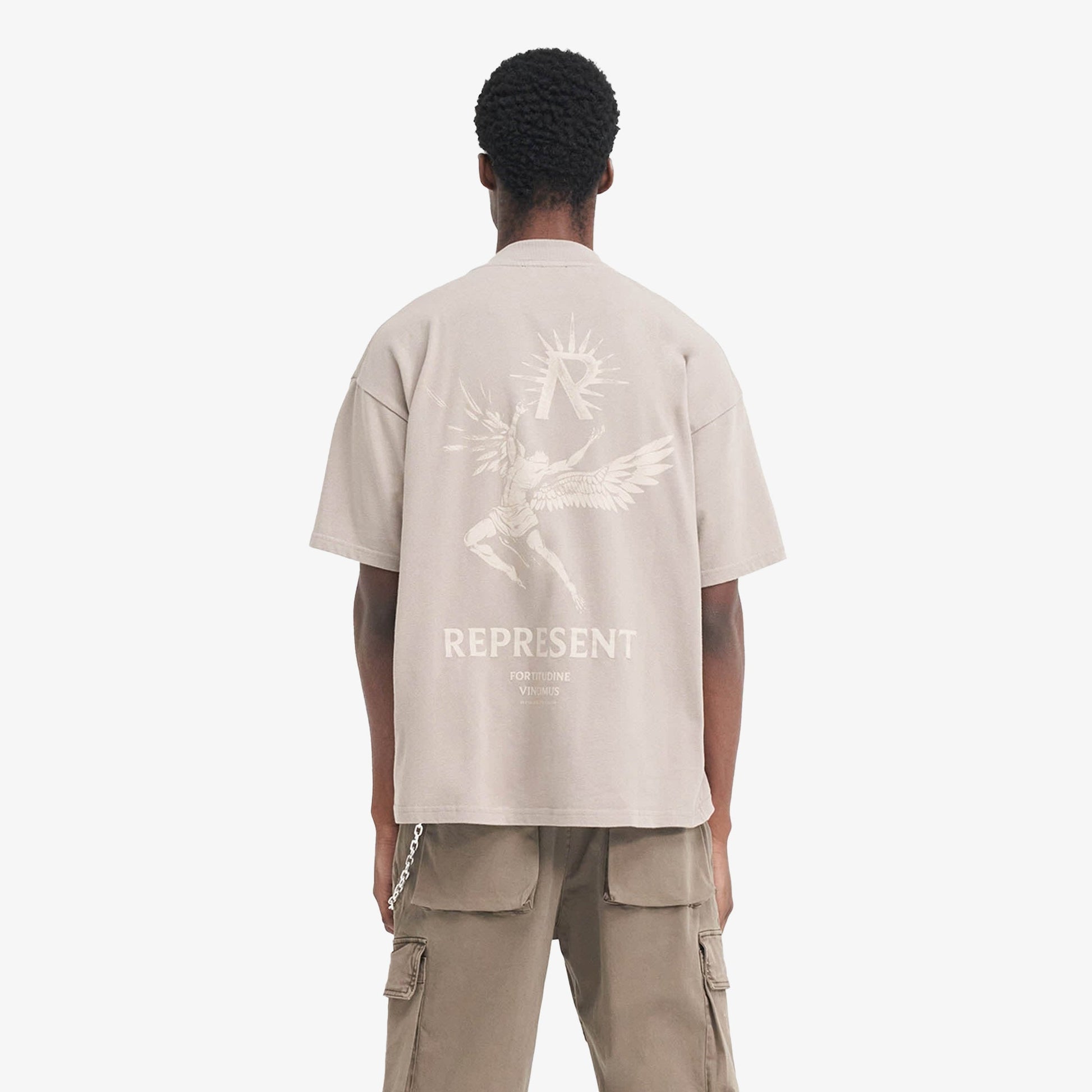 Represent | ICARUS T-SHIRT  { TAUPE