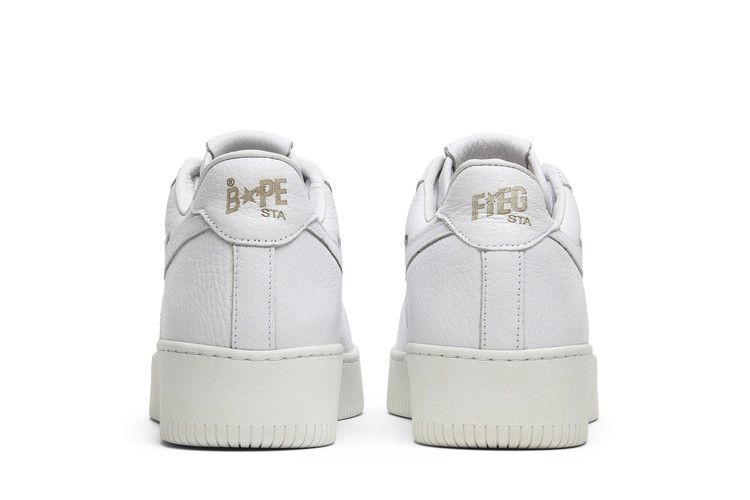 A Bathing Ape Bape Sta Low Ronnie Fieg Fiegsta White