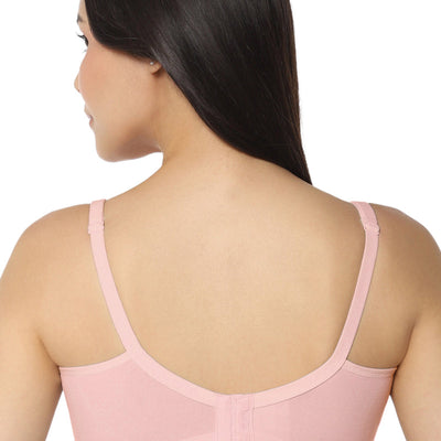 Maternity Non-padded Non-wired Cotton Bra - Blush Pink