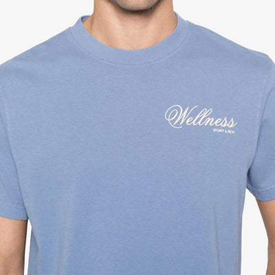 SPORTY & RICH | CARLYLE T-SHIRT { BLUE