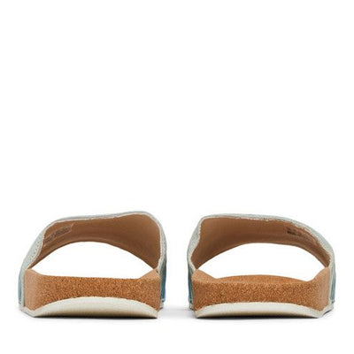 adidas Adilette Cork Slides Off White
