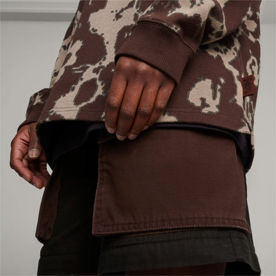 Puma | x PERKS AND MINI RUGBY SHIRT  { DARK CHOCOLATE