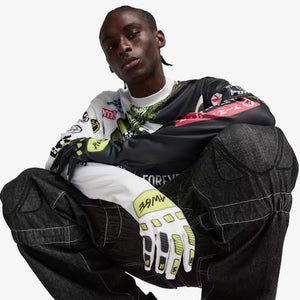 PUMA |X A$AP ROCKY TIRE LONG SLEEVE TEE WITH GLOVES { PUMA WHITE