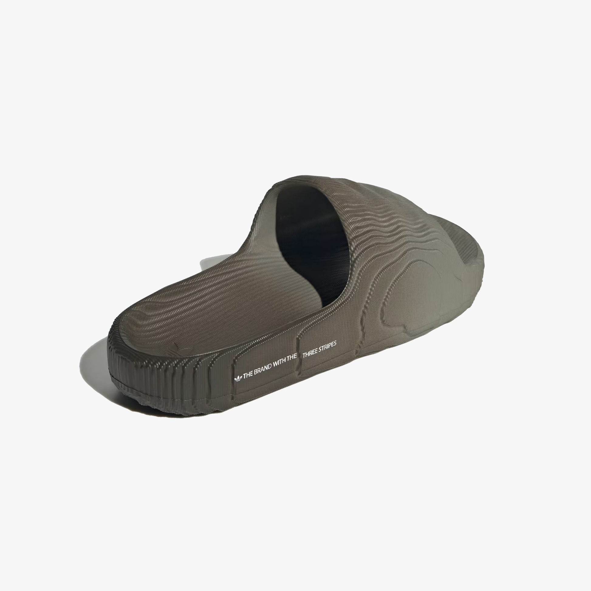 ADIDAS ORIGINALS | ADILETTE 22 SLIDES { SILVER PEBBLE/SHADOW OLIVE/OFF WHITE