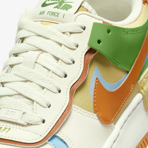 Nike | AIR FORCE 1 SHADOW  { COCONUT MILK/MONARCH-AQUARIUS BLUE