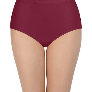 100% Cotton Full Brief Panty Pack (Pack of 3) - D027 - Multi