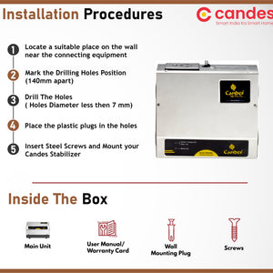 Elite Stabilizer for Refrigerator/Fridge Upto 350 litres 0.5KVA (90V to 290V)