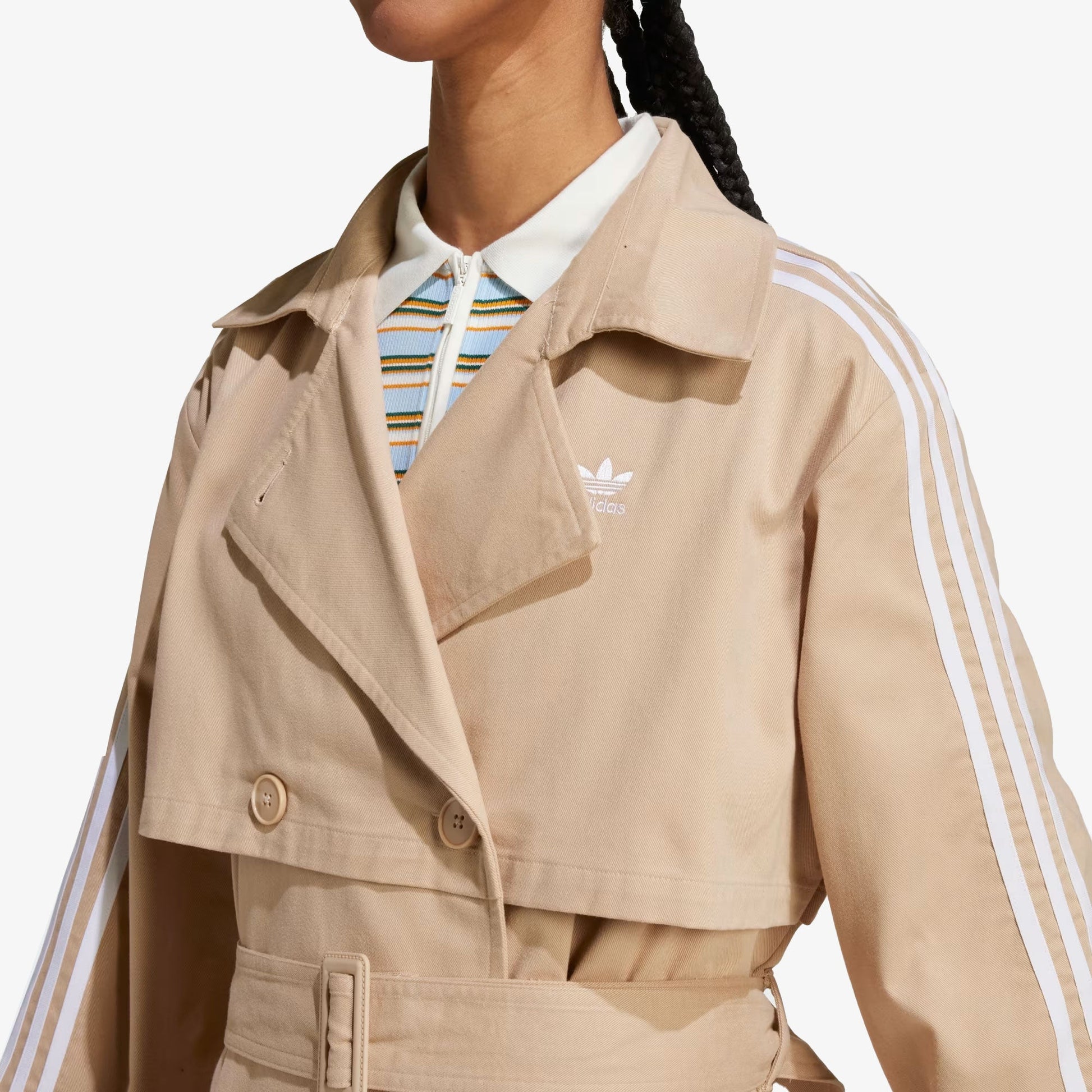 ADIDAS ORIGINALS | ADICOLOR TRENCH COAT TWILL { MAGIC BEIGE