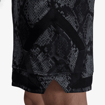 JORDAN | DRI-FIT MESH DIAMOND SHORTS { BLACK/BLACK