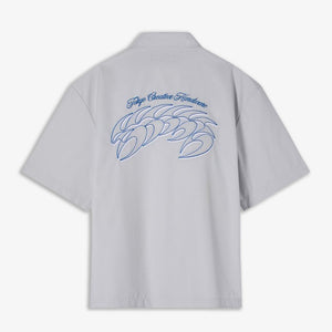 EDWIN | STAFF UNIFORM SHIRT SS { PALE GREY