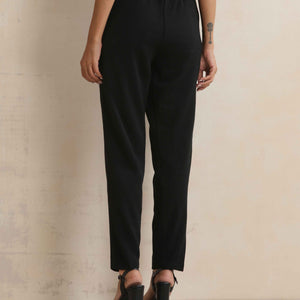 trueBrowns Black Woollen Pants