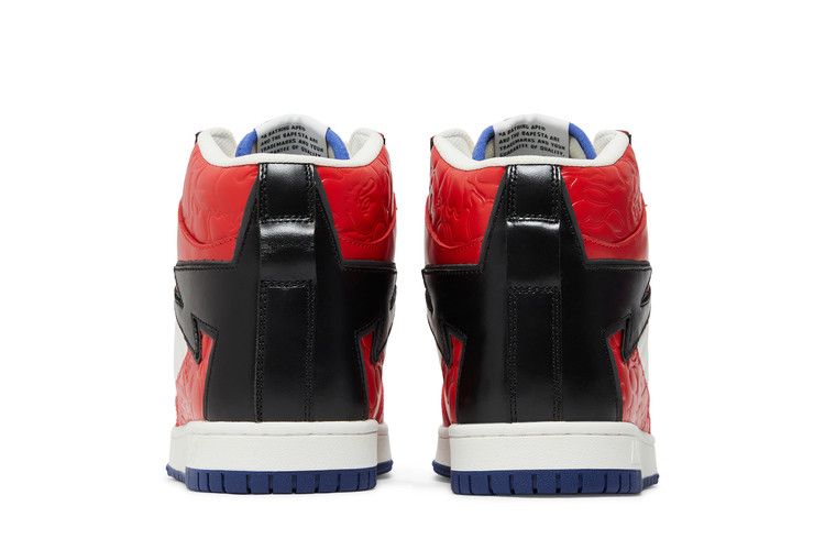 A Bathing Ape Bape Sta 88 Mid Red White Blue