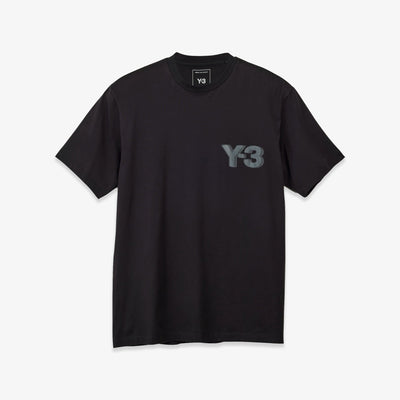 Y-3 | LOGO SHORT SLEEVE TEE { BLACK