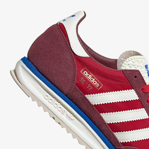 ADIDAS ORIGINALS | SL 72 RS { SHADOW RED/OFF WHITE/BLUE