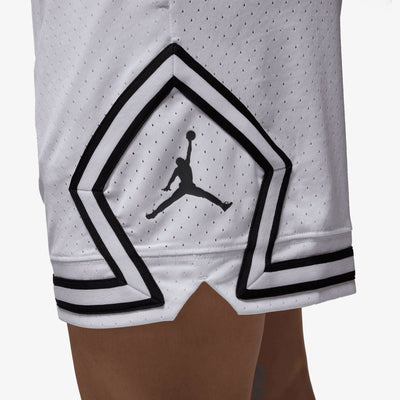 JORDAN | DRI-FIT MESH DIAMOND SHORTS { WHITE/BLACK/BLACK