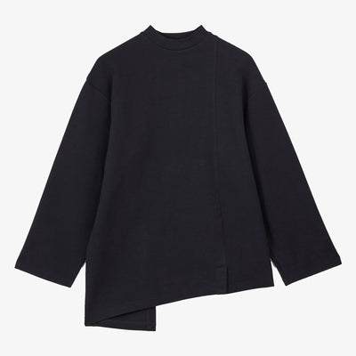 Y-3 | NATURAL SPACER LOOSE LONG SLEEVE TEE  { BLACK