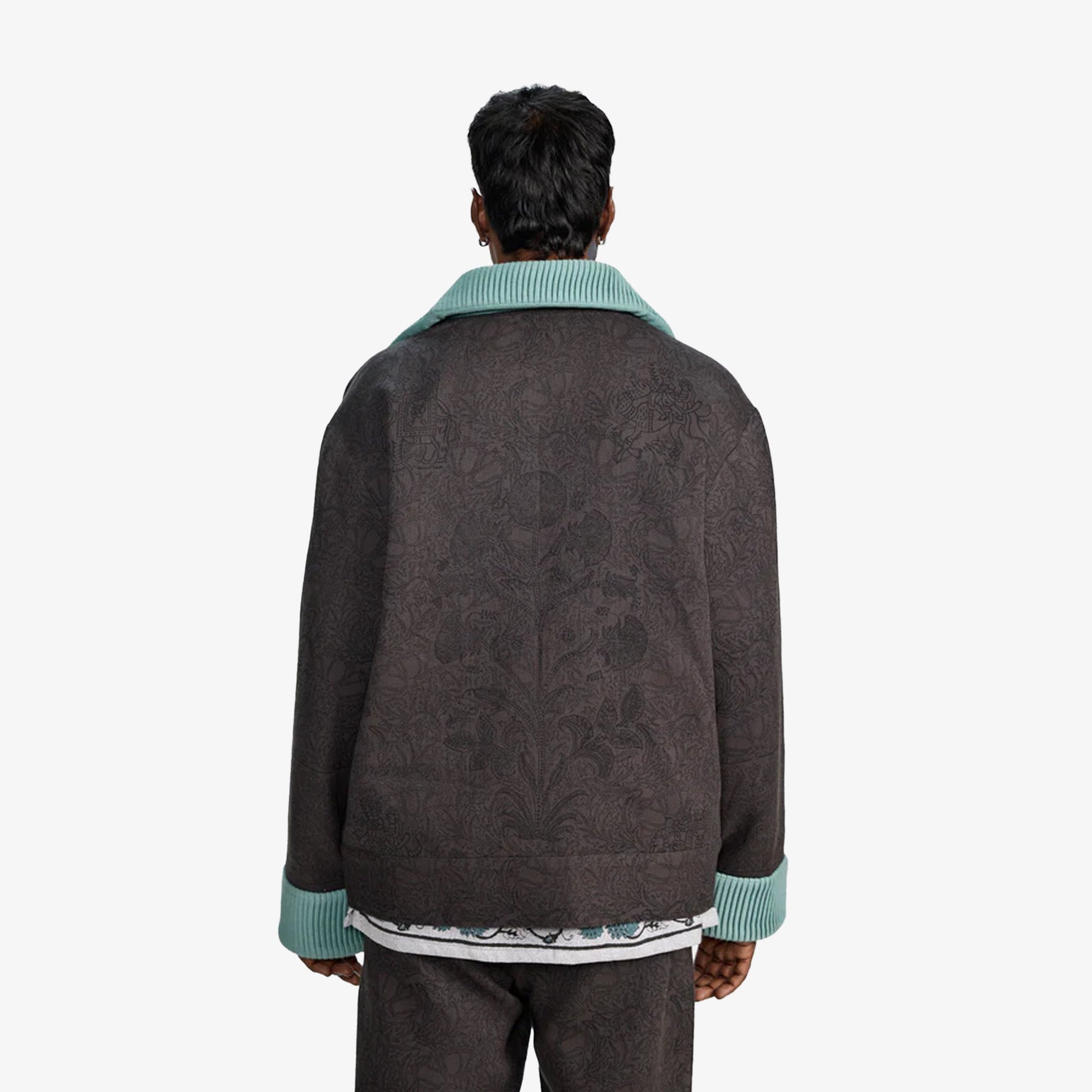 F A R A K | BASICS MONOCHROME JACKET { BROWN
