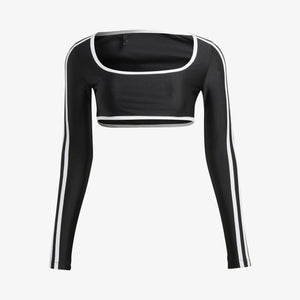 Adidas Originals | LONG SLEEVE BODYSUIT  { BLACK