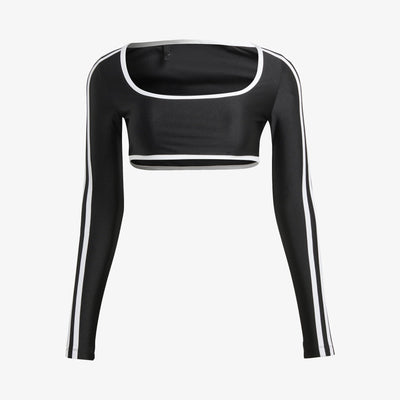Adidas Originals | LONG SLEEVE BODYSUIT  { BLACK