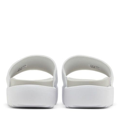 adidas Adilette Platform Slides Cloud White Zero Metalic Grey
