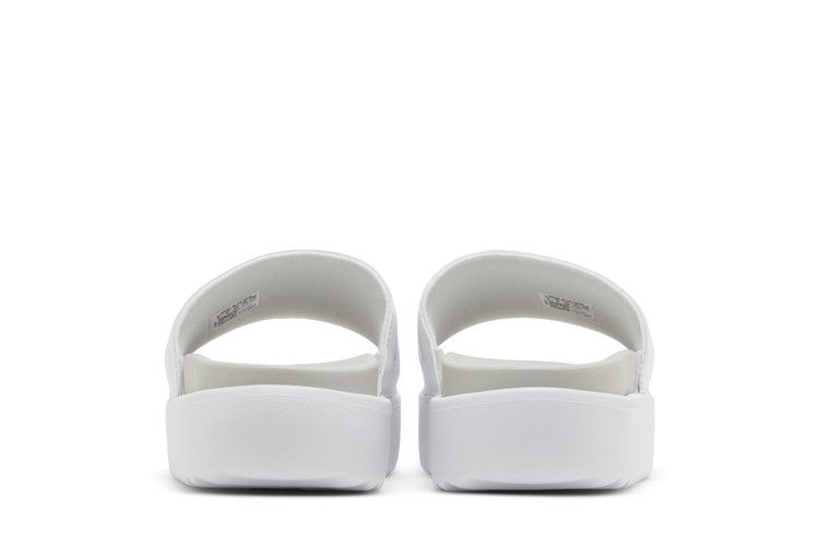 adidas Adilette Platform Slides Cloud White Zero Metalic Grey