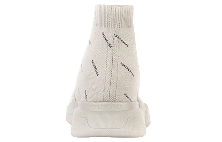 Balenciaga Speed Trainer 2.0 Allover Logo Beige (Women'S)
