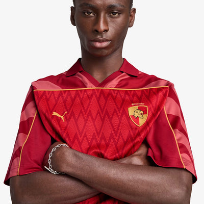 PUMA | x HARRY POTTER FIT FOOTBALL JERSEY { DARK CRIMSON