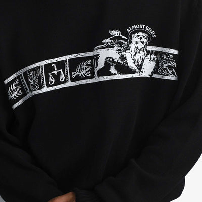 ALMOST GODS | ZODIAC KNIT SWEATER IN BLACK { BLACK