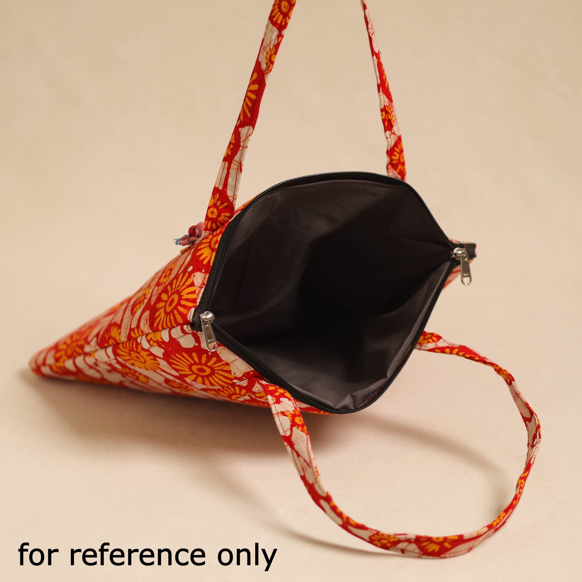 Brown - Handcrafted Quilted Cotton Hand Bag 15