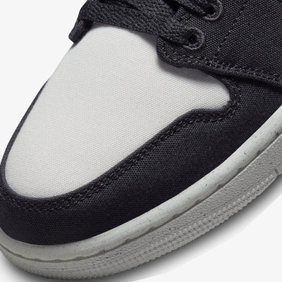 Jordan | AIR JORDAN 1 MID SE  { SAIL/BLACK-LT STEEL GREY