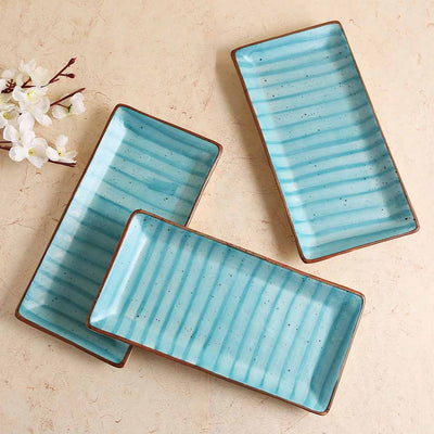 Teramo Stoneware Rectangular Platter 12