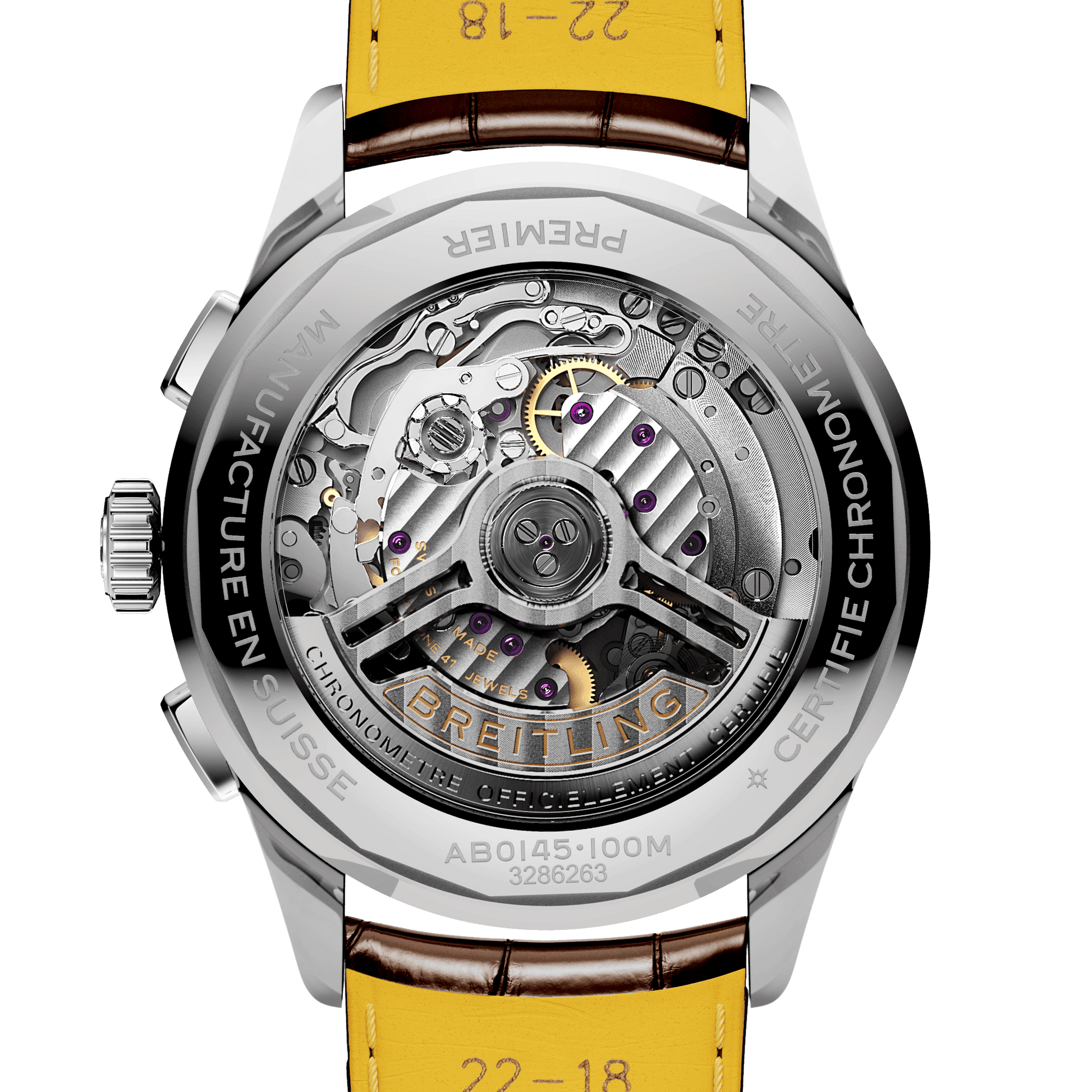 Breitling Premier B01 Chronograph Cream Dial Men 42mm
