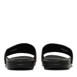 adidas Adilette Comfort Slides 424 Arsenal FC Black Scarlet