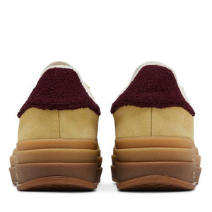 adidas Gazelle Bold Almost Yellow Maroon (Women's)