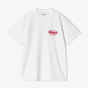 Carhartt | S/S LOGO T-SHIRT { WHITE