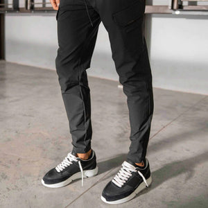 REPRESENT | 247 ZIP PANT { BLACK